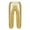 Gold, variant on Aislor Kids Girls Shiny Metallic High Waist Active Pants Gym Workout Yoga Dance Leggings Hip Hop Trousers