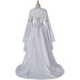 thumbnail image 5 of Renaissance Dress Women Medieval Dress Long Bell Sleeves Retro Renaissance Fairy Elf Dress, 5 of 7