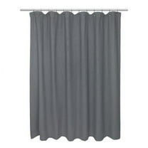 Standard Size 100% Cotton Waffle Weave Shower Curtain, pewter.