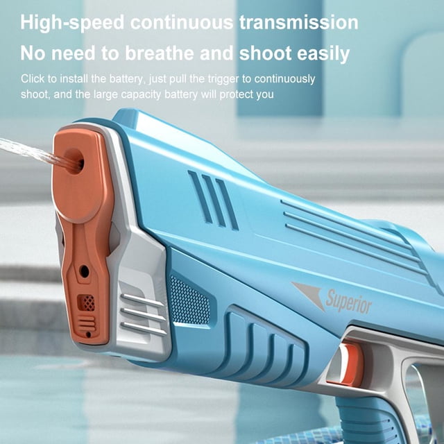 Pistola de agua eléctrica completamente automática Summer Beach Water Blaster Gun Toys (2)