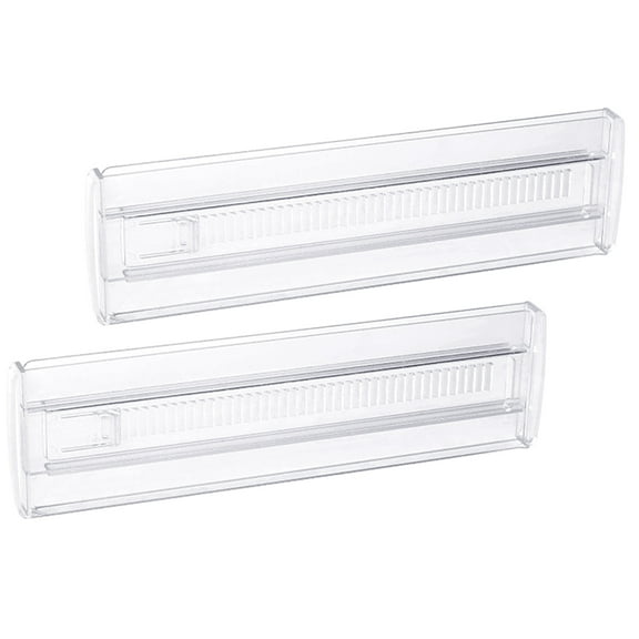 SEWCHICS Adjustable Kitchen Drawer Dividers, 2-Pack Plastic Retractable Organizers for Home and Office Storage Solutions