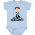 thumbnail image 3 of Inktastic Grampa Fishing Buddy Boys Boys Baby Bodysuit, 3 of 5