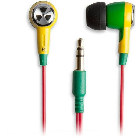 - EarPollution Ozone Earbuds - Green/Yellow (EP-OZONE-GY-03)