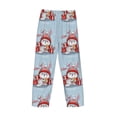 thumbnail image 3 of Fotbe merry Christmas rabbit Men's Pajama Pants,Sleepwear Pants,Pj Bottoms Drawstring And Pockets-Small, 3 of 7