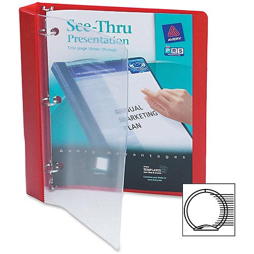 Avery SeeThru Presentation View Binders
