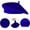 Blue, variant on 1pack Beret Hats Solid Classic Beret Hats for Girls