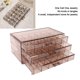 thumbnail image 4 of Joyeros Para Mujeres Y Niñas, Caja Organizadora De Joyas De 3 Capas, Organizador De Almacenamiento De Joyas Acrílico Transparente Para Pendientes, Anillos, Collares, Pulseras, 4 of 7