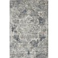 thumbnail image 1 of HomeRoots 353992 3 ft. 3 in. x 4 ft. 11 in. Polyester Ivory Area Rug, 1 of 1
