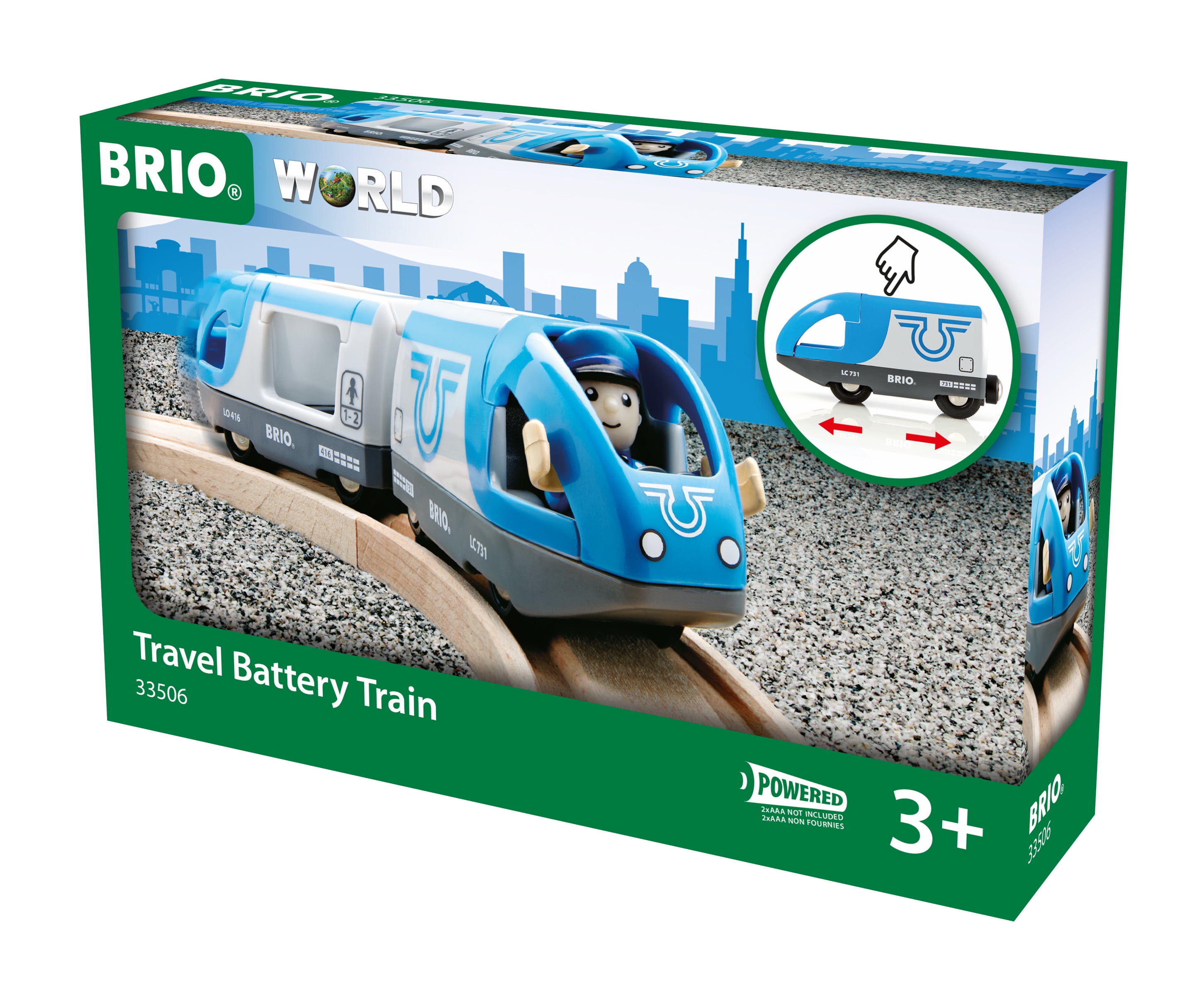 brio battery train set