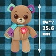thumbnail image 3 of Oso de peluche interactivo Thready Bear de 14 pulgadas con más de 70 reacciones, 3 of 5