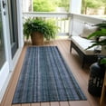 thumbnail image 6 of Addison Rugs Chantille Indoor/Outdoor Transitional Stripes Blue Washable Runner Rug, 2'3" x 7'6", 6 of 6