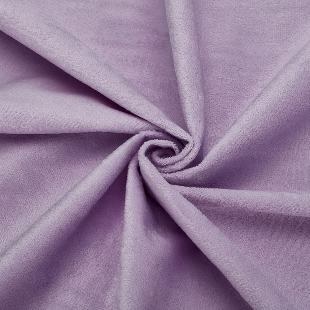 1.5Yards Violet Glow in The Dark Fabric 35.8Inch Wide Luminous Velvet Super Soft Fabric Changing Cloth