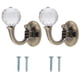 thumbnail image 1 of 2 ganchos de cortina de cristal de aleación de zinc, accesorios para cortinas del hogar (bronce), 1 of 5