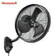 thumbnail image 3 of Honeywell 18 Inch Wall Mount Outdoor Oscillating Wet Rated Airflow Fan, Matte Black, 3 of 13