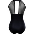 thumbnail image 5 of Traje De Baño De Una Pieza para Mujer Traje De Baño De Una Pieza con Cuello En V De Malla, Traje De Baño para El Vientre,X, 5 of 5