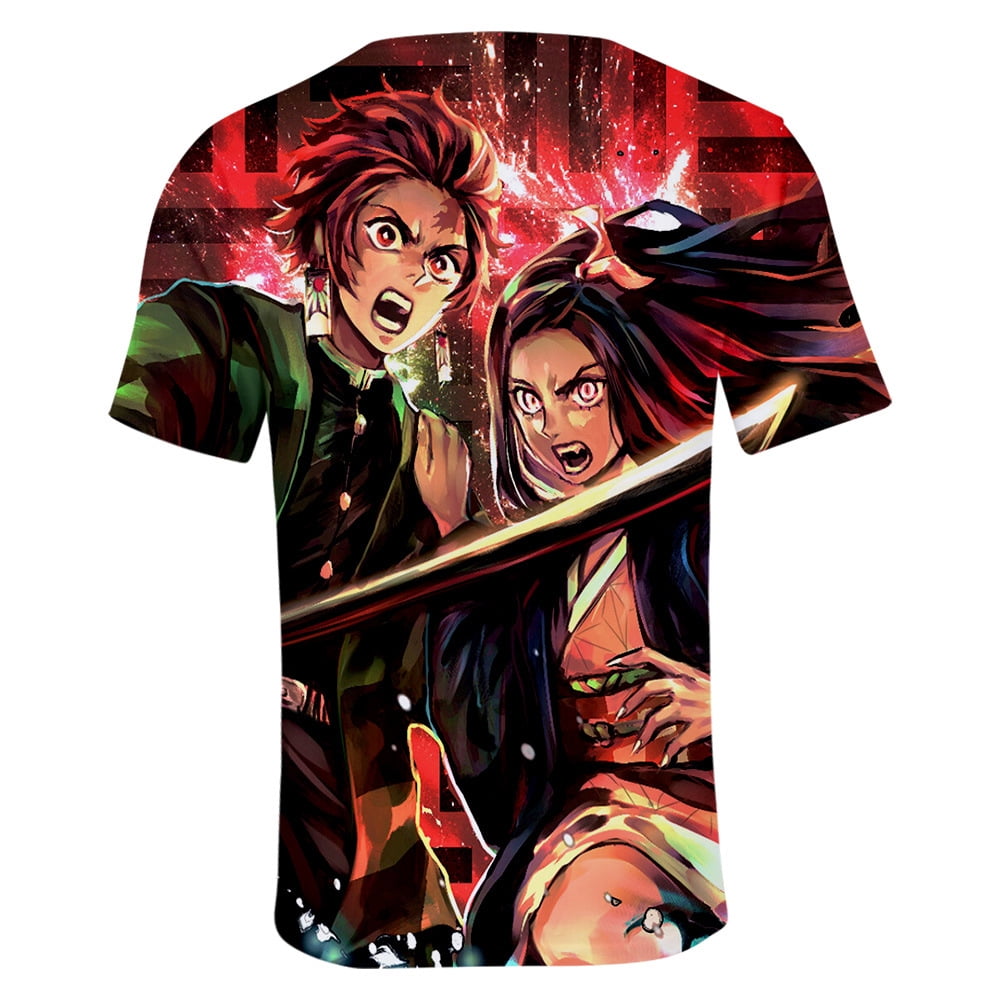 Demon Slayer T-shirt Kyojuro Rengoku Anime Kimetsu No Yaiba Anime Mang –  Kuzi Tees