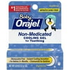 Baby Orajel Non-Medicated Cooling Gel for Teething Nighttime - 0.18 oz (Pack of 2)