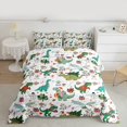 thumbnail image 2 of Castle Fairy Kids Kawaii Dinosaur 2pcs Bedding Comforter Set,Christmas Snowman Twin Comforter Sets,Festival Xmas Breathable Bedding Set,Lightweight Room Decor, 2 of 8