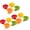 12pcs, variant on 4 Pack Assorted Colors Modern, Compact Plastic Dip Bowl, Assorted Plate Clip-on Holder for Spice, Salt, Tomato Sauce, Sugar, Vinegar