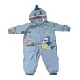 thumbnail image 1 of Traje de lluvia para niños, sudadera con capucha impermeable chaqueta de lluvia con cremallera linda ropa impermeable para acampar SG, 1 of 10