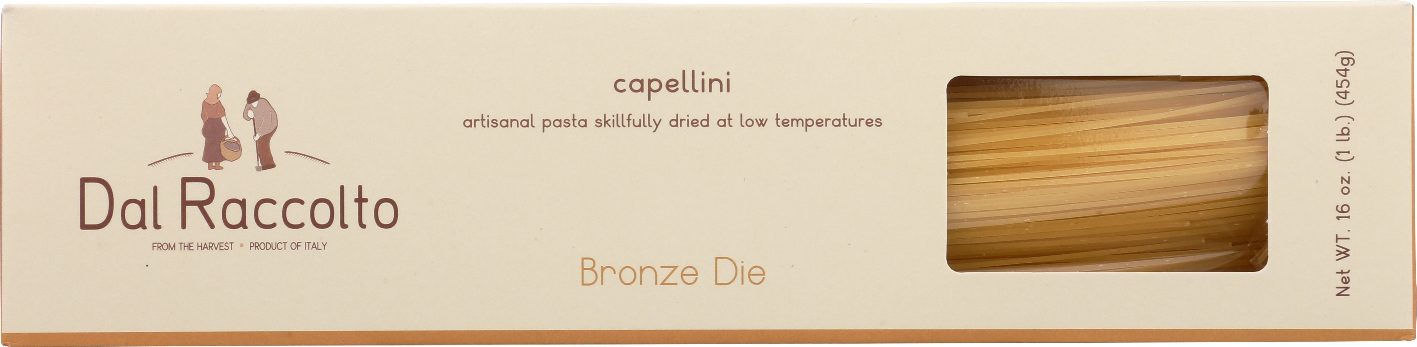 Dal Raccolto Capellini Pasta, 16 Ounce