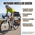 thumbnail image 3 of NutraBio Micellar Casein Protein Powder, 2 lbs, Dutch Chocolate, 3 of 9