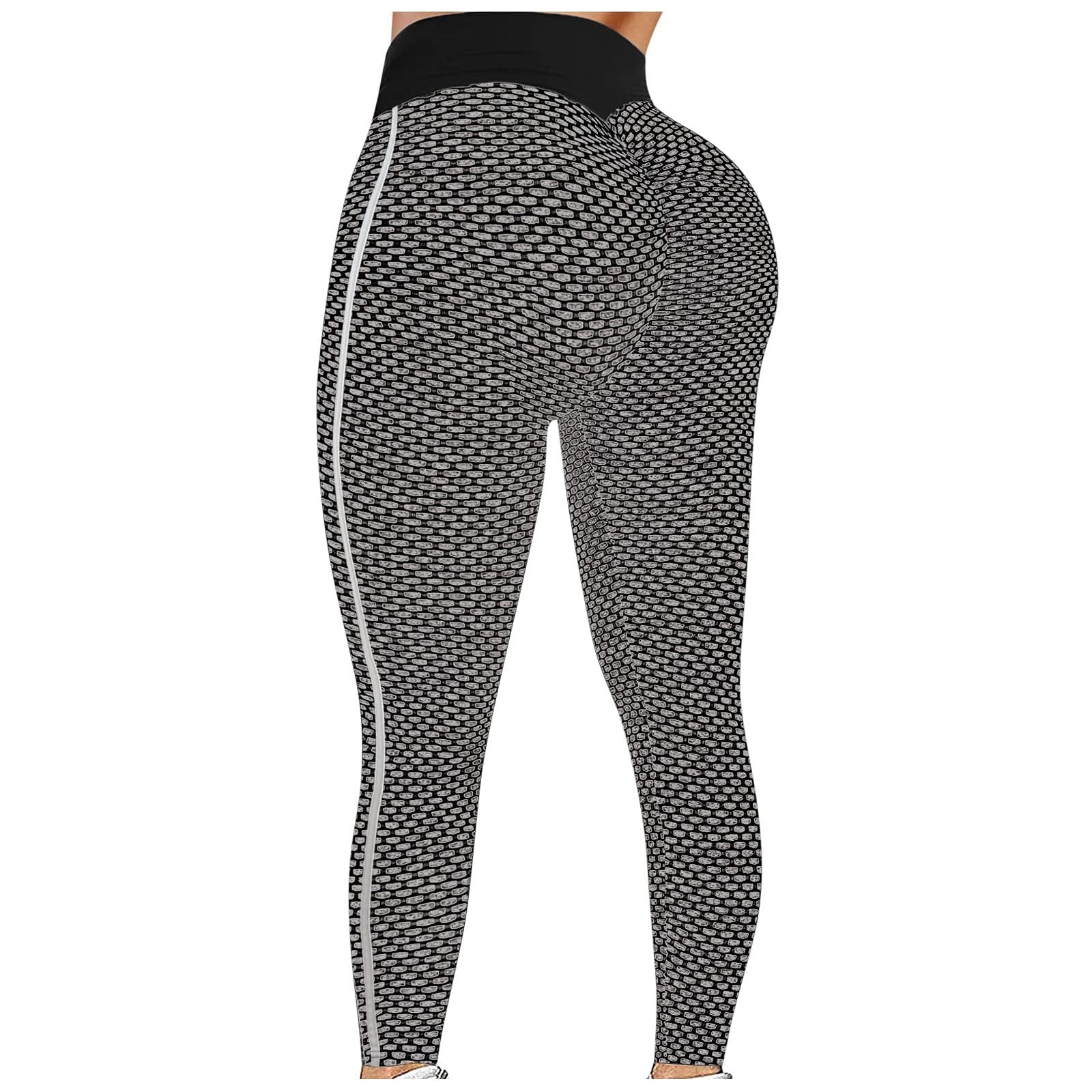 Figur Activ Geometric Print Performance Sports Active Full Length Yoga  Leggings - Walmart.com
