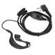 thumbnail image 4 of Auriculares Walkie Talkie Auricular de Radio bidireccional en Forma de G Multifuncional PVC+PU Durable para IC-F26, 4 of 8