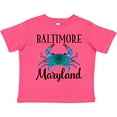 thumbnail image 3 of Inktastic Baltimore Maryland Vacation Blue Crab Boys or Girls Toddler T-Shirt, 3 of 5