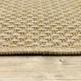 thumbnail image 4 of 8â€™ Round Solid Sand Beige Indoor Outdoor Area Rug, 4 of 4