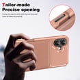 thumbnail image 4 of for iPhone 16 Plus Wallet Case, Built-in 4 Card Holders Kickstand Purse Cover, Military Grade Enhanced Corners Drop Protection, Rugged Protective Phone Case for iPhone 16 Plus, Rosegold, 4 of 9