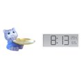 thumbnail image 1 of Bandeja Moderna De Resina Con Forma De Gato Y Reloj Digital Para Decoración Del Hogar, La Oficina, La Joyería, Los Aperitivos, La Temperatura Y La Humedad., 1 of 8