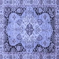 thumbnail image 1 of Ahgly Company Indoor Square Oriental Blue Traditional Area Rugs, 8' Square, 1 of 4