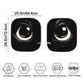 thumbnail image 4 of KUIFORTI Funny Eyes Windshield Sun Shade for Women, Wear-Resistant Car Shade Front Windshield, 2Pcs Novelty Vehicle Accessories for Your Car, 4 of 5