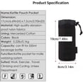 thumbnail image 3 of Sac pour Bouteille d'Eau Extérieur Durable en Nylon avec Cordon pour Camping Randonnée Course en Plein Air, 3 of 7