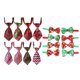 thumbnail image 1 of Red 16 Uds perro para Collar de gato Collar de perro de Navidad pajarita Festival mascota decoración encantadora, 1 of 5