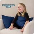thumbnail image 3 of Bare Home Pillowcase Set - Premium 1800 Collection - Double Brushed - Ultra Soft - Toddler Size, Dark Blue, 2 Count, 3 of 7