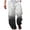 White, variant on Herrnalise Men's Joggers Cargo Pants Summer Casual Fashion Gradient Printing Elastic Waist Straight Trousers Ripped Denim Pants for Men For White,L