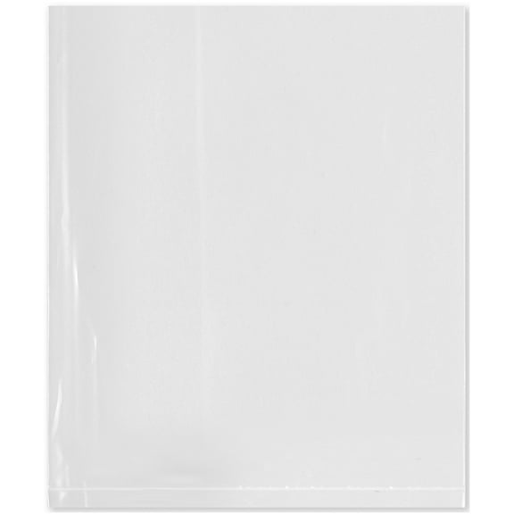 Plymor 5" x 6" (Case of 1,000), 2 Mil Flat Open Clear Plastic Poly Bags