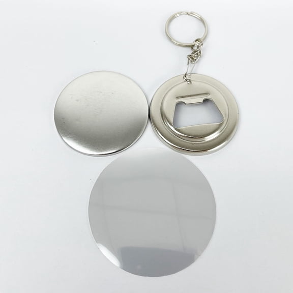 INTSUPERMAI 58mm Bottle Opener Key Chain 100 Sets/Pack