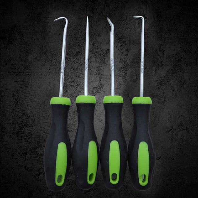 4-Piece Mini Hook and Pick Set Steel Removal ;;; ;;; Remover Installer Tools For Auto O-Ring Seal