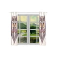 thumbnail image 3 of MKHERT Owl Pink Blackout Window Curtain Kitchen Curtain 26x39 inch, 2 Panels, 3 of 3