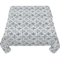 thumbnail image 5 of Square Tablecloth 60 x 60 Inch, Farmhouse Blue Gray Rustic Square Tablecloths Water and Stain Resistant Tablecloth Outdoor Tablecloth for Party, Wedding, Cocktail, Banquet, Festival, 5 of 8