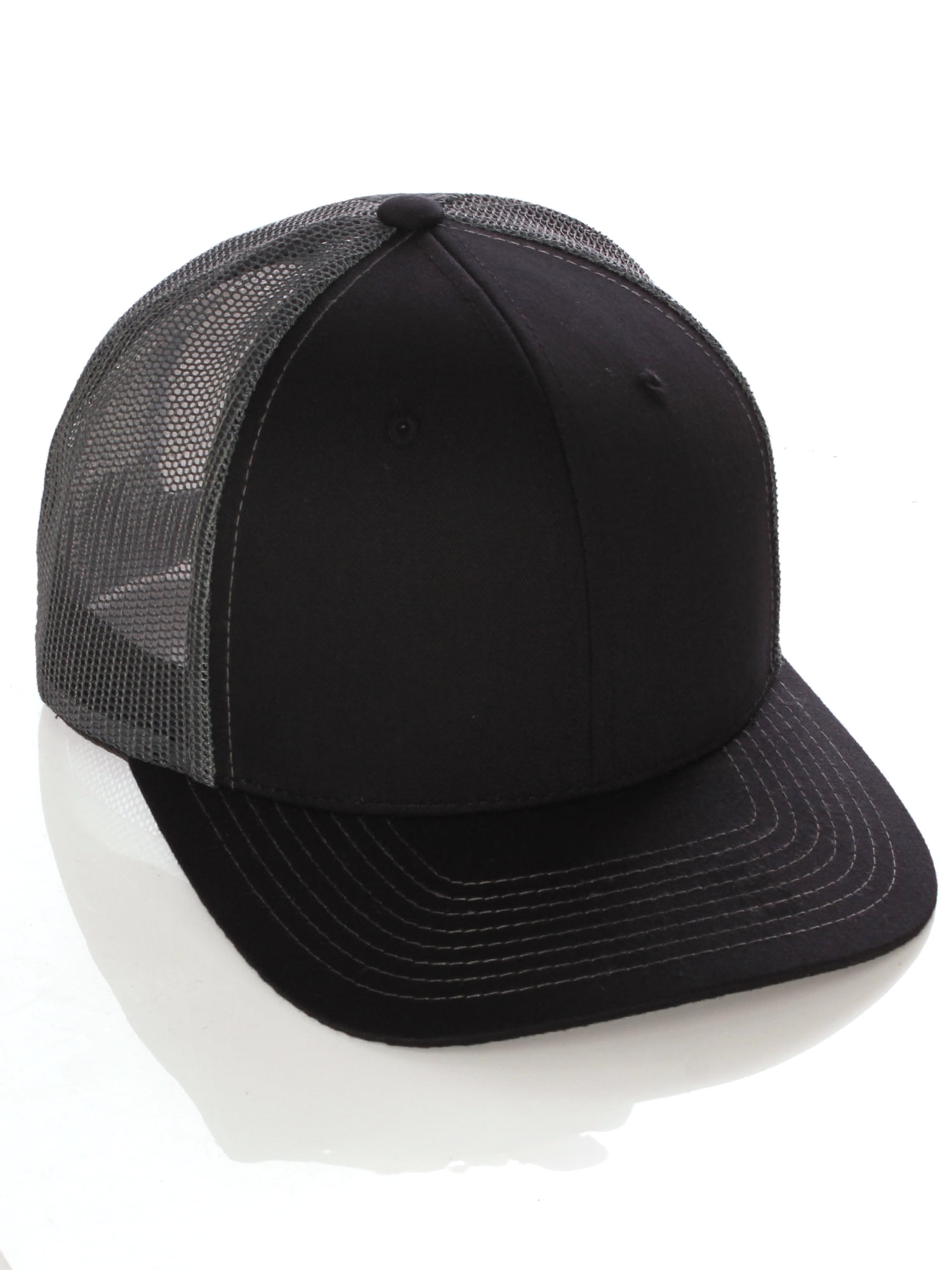 Vintage Retro Style Plain Two Tone Trucker Hat Adjustable Snapback