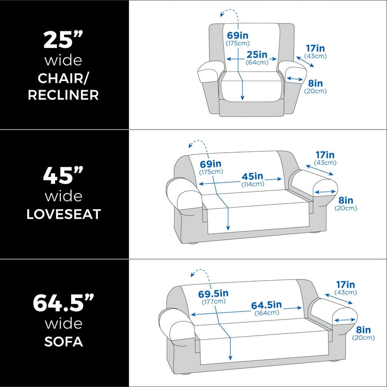 Multi-Purpose Recliner Cushion – 100% Polyester Velour Recliner Pad Cover –  Head & Neck Support, Lower Back Support or Lumbar Support Cushion