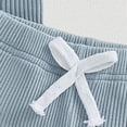 thumbnail image 4 of Splozh Baby Boy Short Set Newborn Boy Clothes Baby Boy Outfits Set Baby Boy Summer Clothes Soft Cotton Short Sleeve Top and Shorts 0-3 Months,Blue, 4 of 8