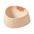 thumbnail image 1 of CSChome Cat Feeding Bowl Feeding Bowl Non-Slip Large Capacity Cartoon Strawberry Shape Plastic Unbreakable, 1 of 7