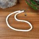 thumbnail image 1 of Collar de cuentas tribales simples, Concha Natural, lapislázuli, piedra de ojo de Tigre, playa, bohemio, surf, 6mm, 1 of 4