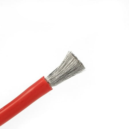 

BCLONG For Anderson Plug Flexible PVC Battery Welding Cable Black & Red 1meter Length