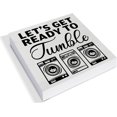 thumbnail image 2 of Zomyto 5"x5" Country Laundry Room Wood Box Sign Decor Desk Sign Let's Get Ready to Tumble Laundry Wooden Box Block Sign Rustic Home Shelf Wall Decoration, 2 of 5